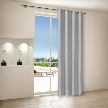 overgordijn polyester antraciet