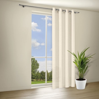 overgordijn polyester natuur