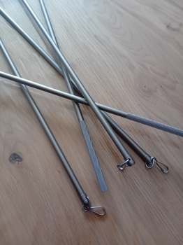Trekstangen aluminium exclusief staal (kleur)