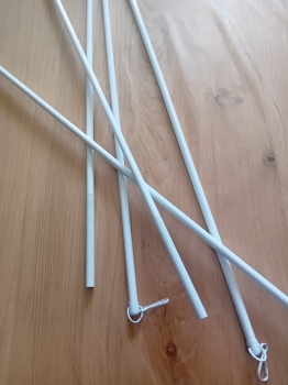 Trekstangen aluminium exclusief wit